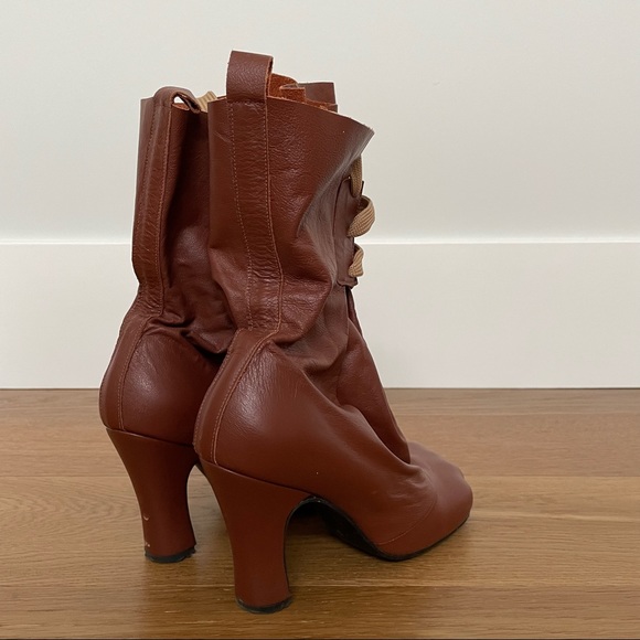 ❌SOLD❌Vivienne Westwood New Bag Boot Brick Red UK5 - Picture 4 of 11